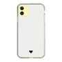Slim Protection Case［ Original - Favorite Color Heart - White ］