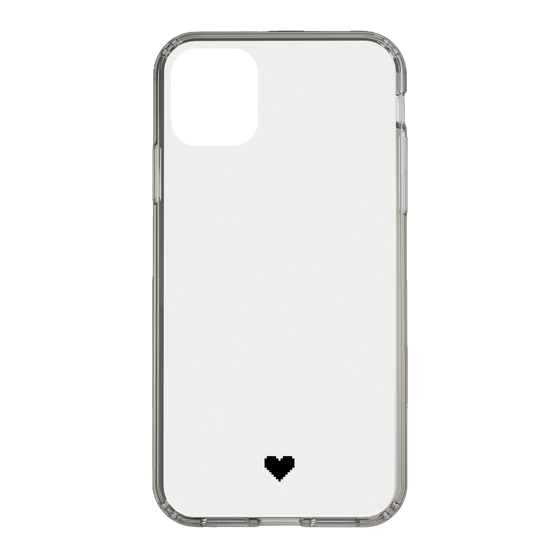 Slim Protection Case［ Original - Favorite Color Heart - White ］