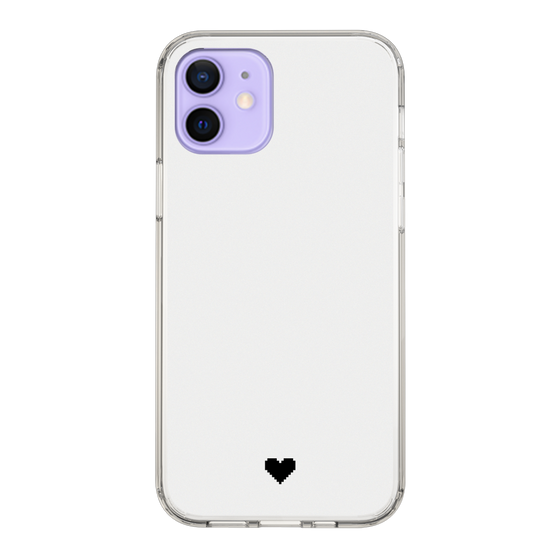 Slim Protection Case［ Original - Favorite Color Heart - White ］