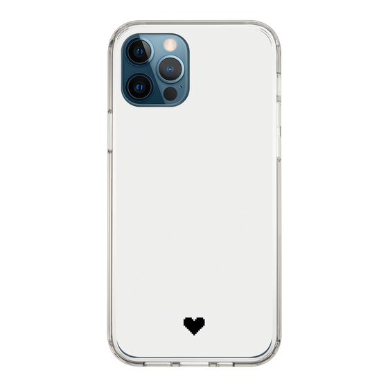 Slim Protection Case［ Original - Favorite Color Heart - White ］