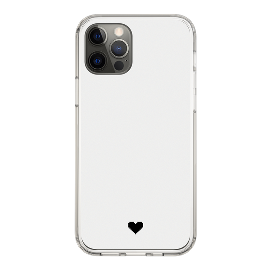 Slim Protection Case［ Original - Favorite Color Heart - White ］