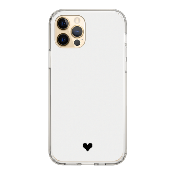 Slim Protection Case［ Original - Favorite Color Heart - White ］
