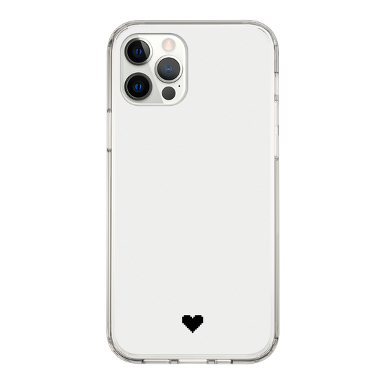 Slim Protection Case［ Original - Favorite Color Heart - White ］