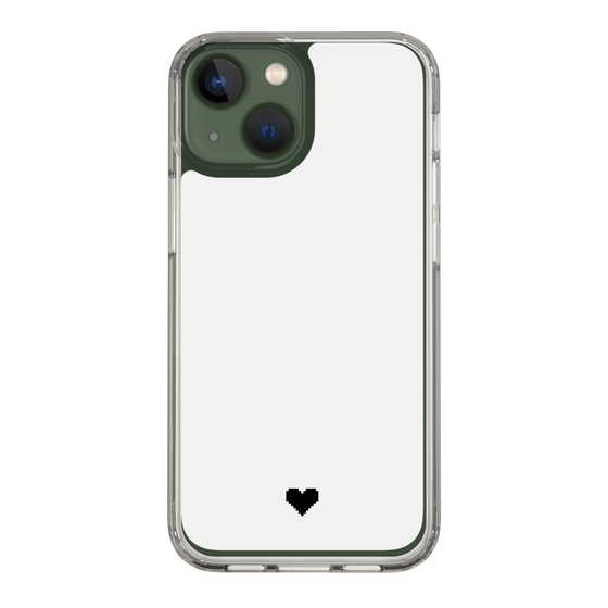 Slim Protection Case［ Original - Favorite Color Heart - White ］