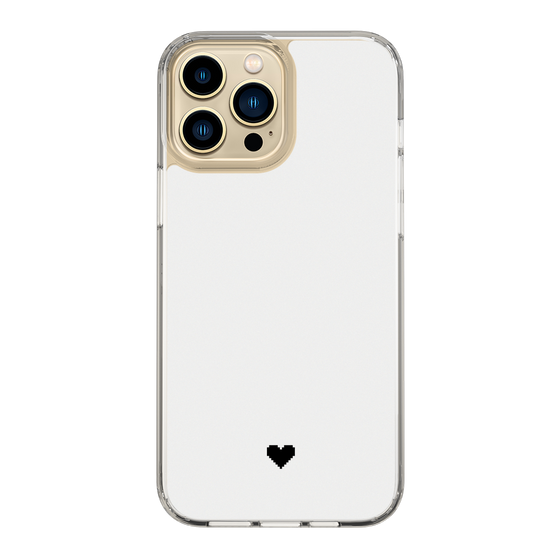 Slim Protection Case［ Original - Favorite Color Heart - White ］
