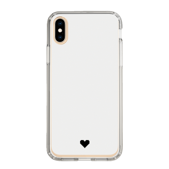 Slim Protection Case［ Original - Favorite Color Heart - White ］