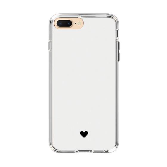 Slim Protection Case［ Original - Favorite Color Heart - White ］