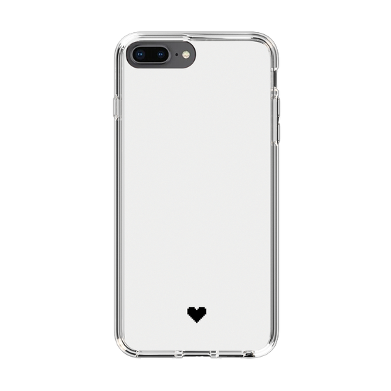 Slim Protection Case［ Original - Favorite Color Heart - White ］