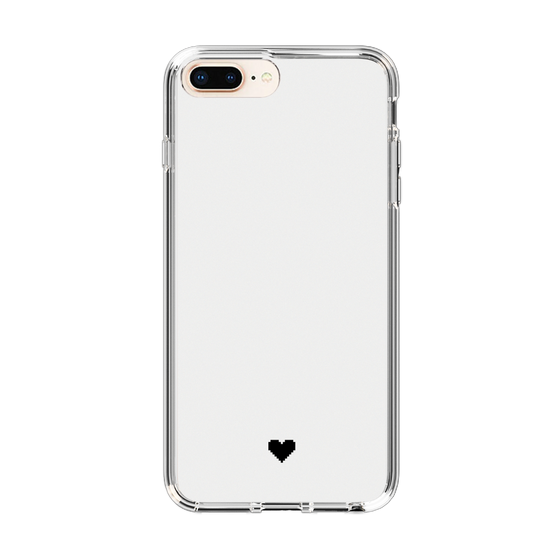 Slim Protection Case［ Original - Favorite Color Heart - White ］