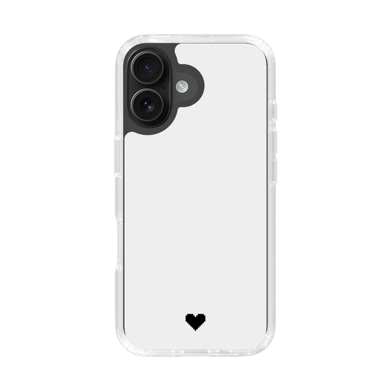 Slim Protection Case［ Original - Favorite Color Heart - White ］