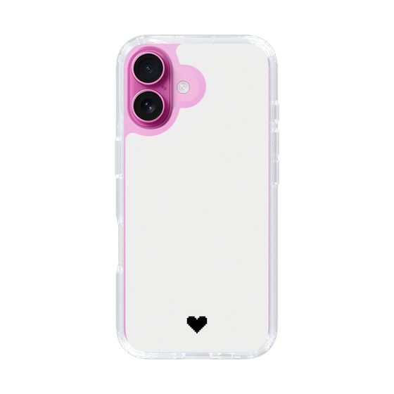 Slim Protection Case［ Original - Favorite Color Heart - White ］