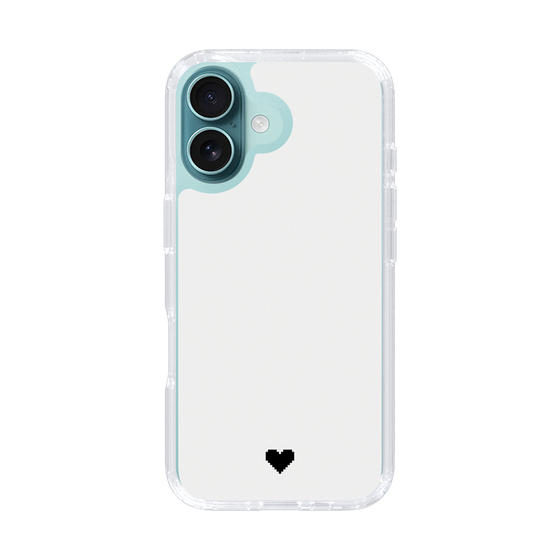 Slim Protection Case［ Original - Favorite Color Heart - White ］