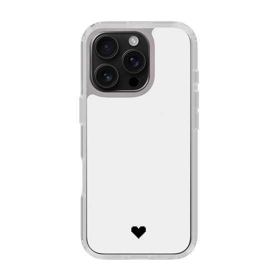 Slim Protection Case［ Original - Favorite Color Heart - White ］