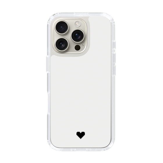 Slim Protection Case［ Original - Favorite Color Heart - White ］