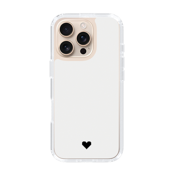 Slim Protection Case［ Original - Favorite Color Heart - White ］