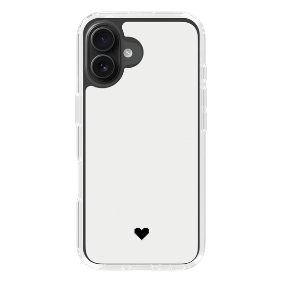 Slim Protection Case［ Original - Favorite Color Heart - White ］