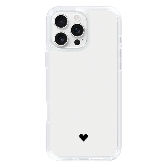 Slim Protection Case［ Original - Favorite Color Heart - White ］