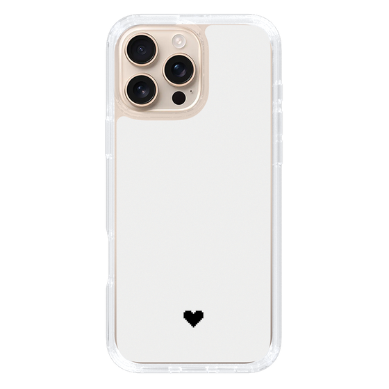 Slim Protection Case［ Original - Favorite Color Heart - White ］