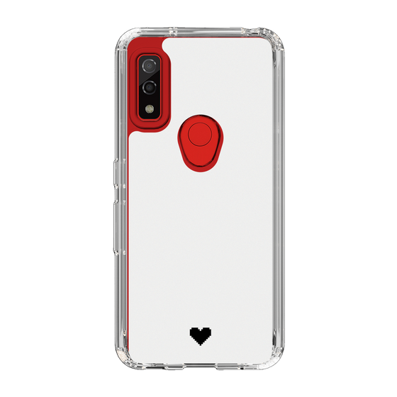 Slim Protection Case［ Original - Favorite Color Heart - White ］