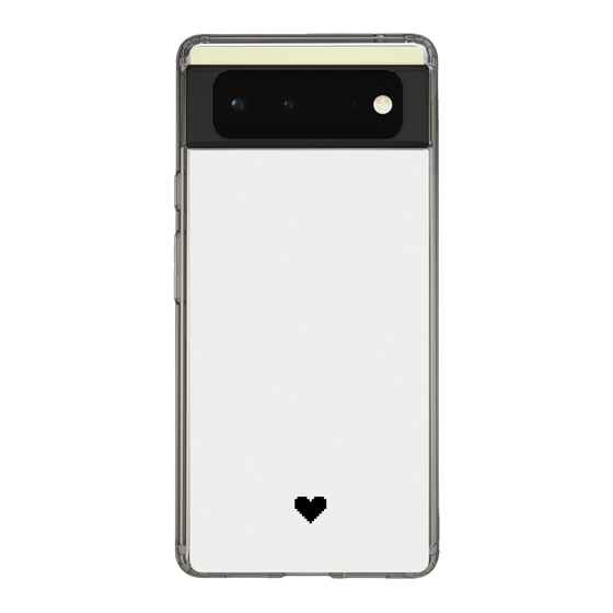 Slim Protection Case［ Original - Favorite Color Heart - White ］
