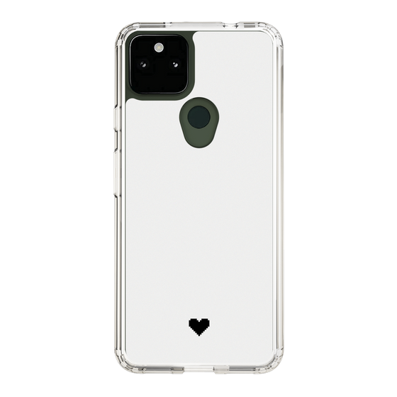 Slim Protection Case［ Original - Favorite Color Heart - White ］