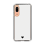 Slim Protection Case［ Original - Favorite Color Heart - White ］