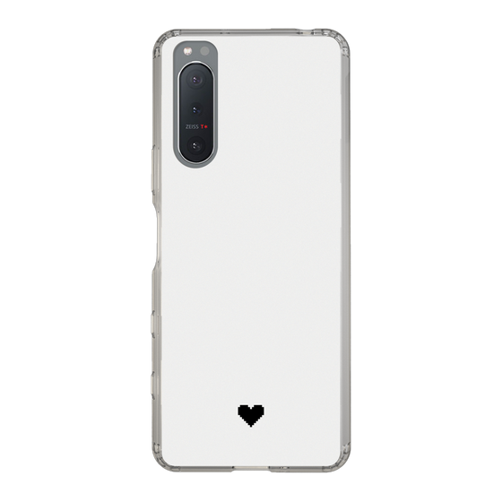 Slim Protection Case［ Original - Favorite Color Heart - White ］