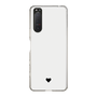 Slim Protection Case［ Original - Favorite Color Heart - White ］