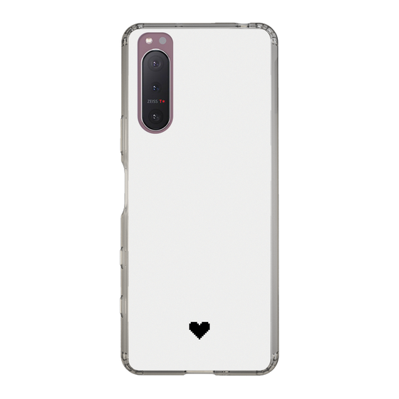 Slim Protection Case［ Original - Favorite Color Heart - White ］