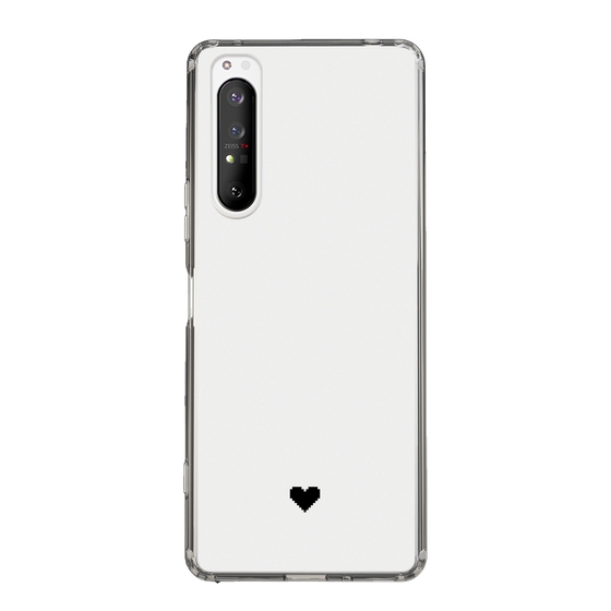 Slim Protection Case［ Original - Favorite Color Heart - White ］