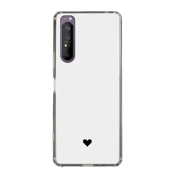 Slim Protection Case［ Original - Favorite Color Heart - White ］
