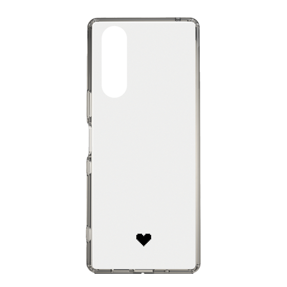 Slim Protection Case［ Original - Favorite Color Heart - White ］