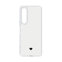 Slim Protection Case［ Original - Favorite Color Heart - White ］