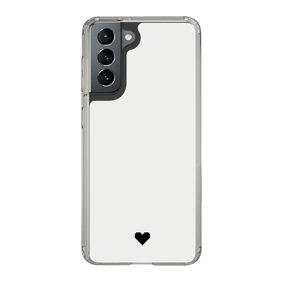Slim Protection Case［ Original - Favorite Color Heart - White ］