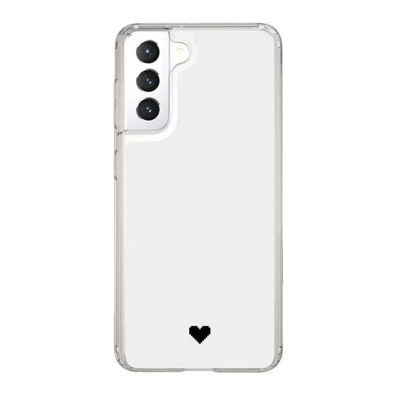 Slim Protection Case［ Original - Favorite Color Heart - White ］