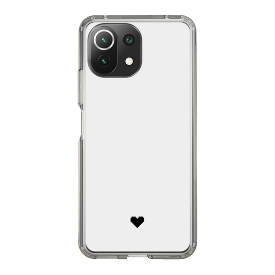 Slim Protection Case［ Original - Favorite Color Heart - White ］