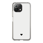 Slim Protection Case［ Original - Favorite Color Heart - White ］