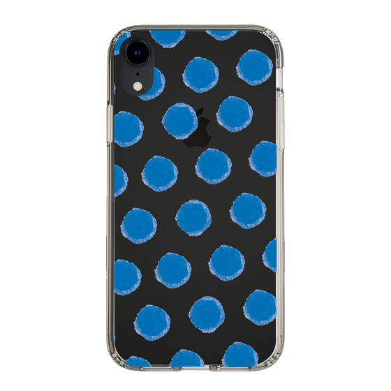 Slim Protection Case［ Original - Favorite Color Polka Dots - Blue ］