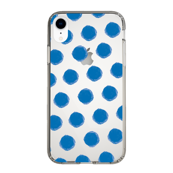 Slim Protection Case［ Original - Favorite Color Polka Dots - Blue ］