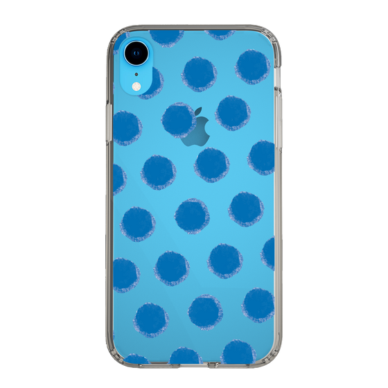 Slim Protection Case［ Original - Favorite Color Polka Dots - Blue ］