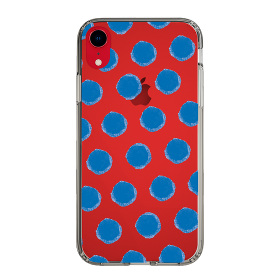 Slim Protection Case［ Original - Favorite Color Polka Dots - Blue ］