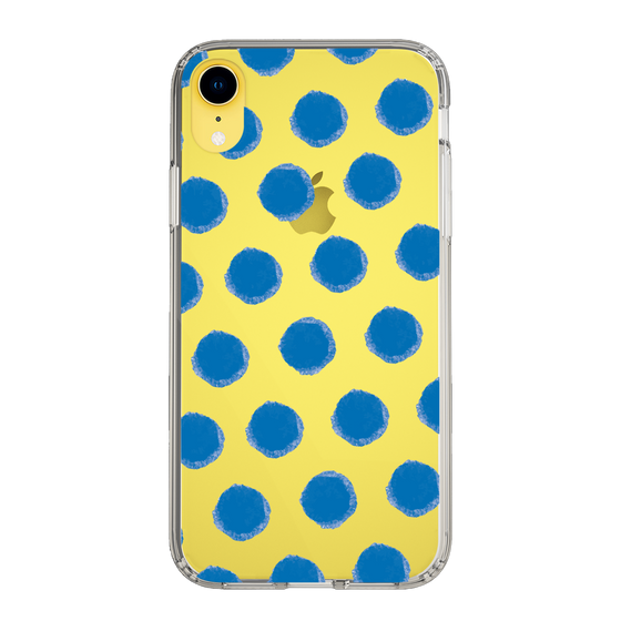 Slim Protection Case［ Original - Favorite Color Polka Dots - Blue ］