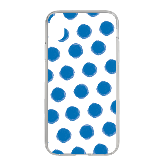 Slim Protection Case［ Original - Favorite Color Polka Dots - Blue ］