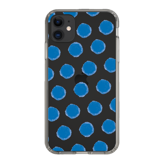 Slim Protection Case［ Original - Favorite Color Polka Dots - Blue ］