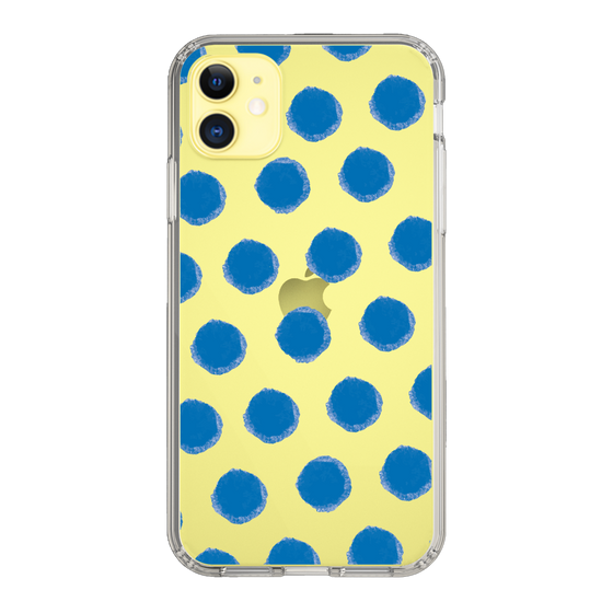 Slim Protection Case［ Original - Favorite Color Polka Dots - Blue ］