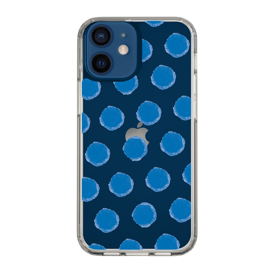 Slim Protection Case［ Original - Favorite Color Polka Dots - Blue ］