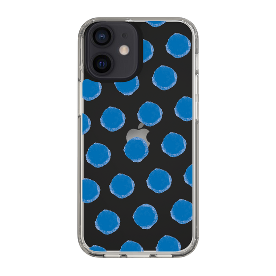 Slim Protection Case［ Original - Favorite Color Polka Dots - Blue ］