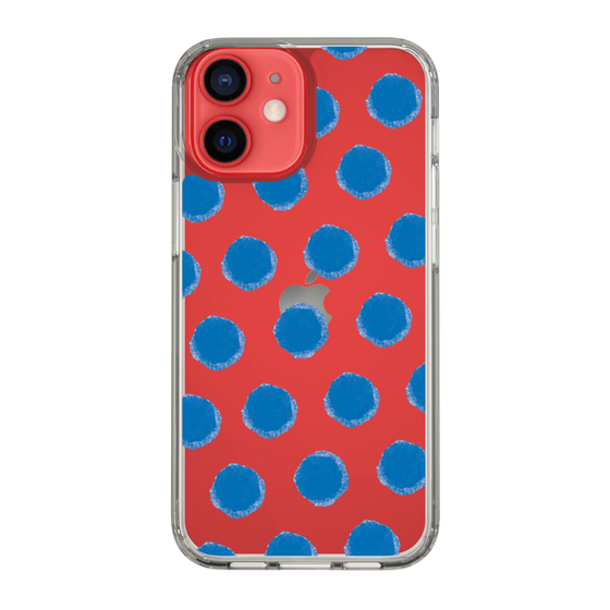Slim Protection Case［ Original - Favorite Color Polka Dots - Blue ］
