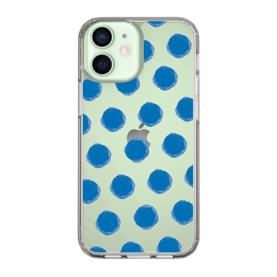 Slim Protection Case［ Original - Favorite Color Polka Dots - Blue ］