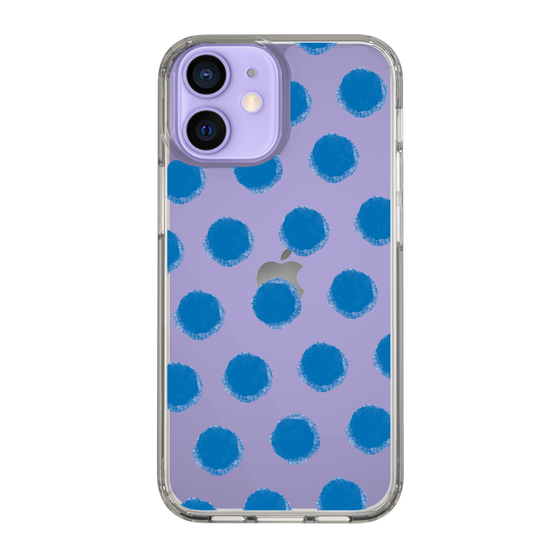 Slim Protection Case［ Original - Favorite Color Polka Dots - Blue ］